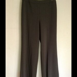 St. John Brown Wide Leg Pants